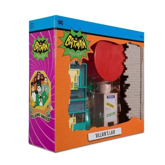 Mcfarlane Batman Retro 66 Classics TV1960s Villain's Lair Joker Riddler Lot
